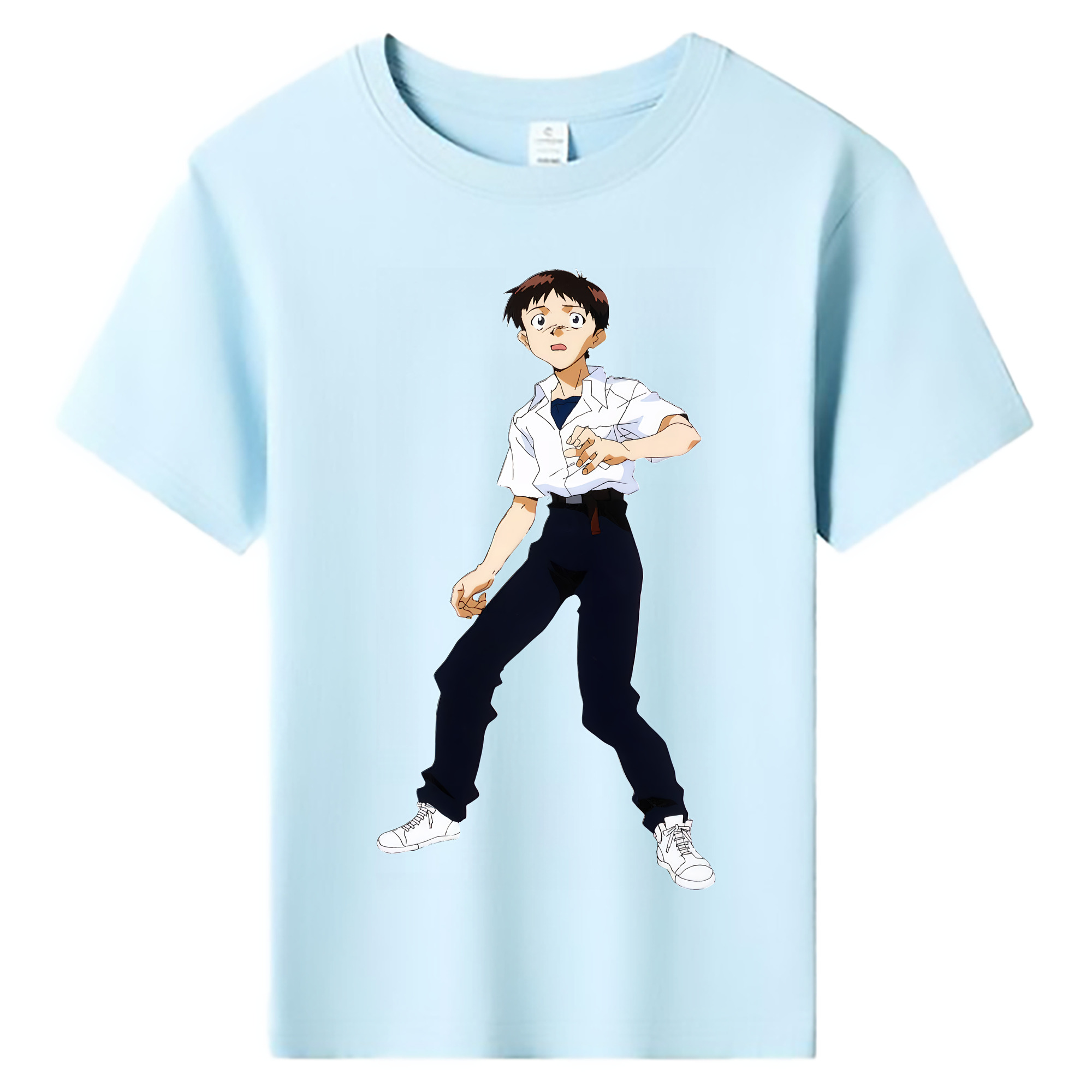 （画像用） EVA 新世紀エヴァンゲリオン 綿100％キッズTシャツ（フロントプリント）